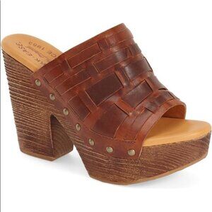Kork-Ease Charissa Platform Sandal | Size 8 | NWOT | Retro Woodgrain Heel